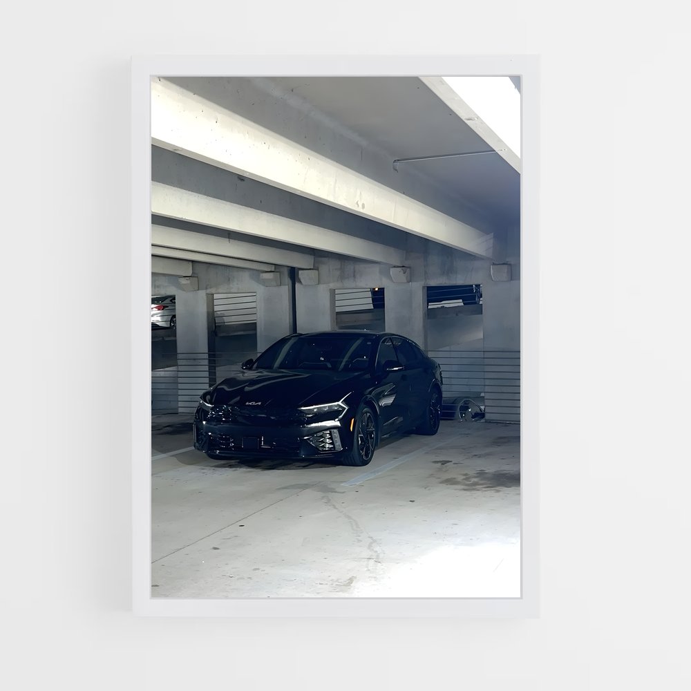 Poster Garage Mystère – affiche Kia (vue 3)